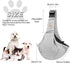 CUBY Dog and Cat Sling Carrier, Hands-Free Reversible Papoose Bag for Small Dogs and Cats, Outdoor Travel (Grey)