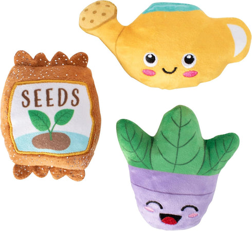 Fringe Studio Plush Dog Toy Set, Just Add Water, Small 3 Piece Set, Pet Shop Collection