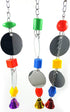 Hypeety Pet Bird Mirror with Bell, Interactive Toy for Parrots, Macaws, African Greys, Budgies, Cockatoos, Lovebirds