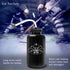 Hockey Water Bottles with Long Straw - 1 Liter 32 oz, Plastic Squeezable, Leakproof, BPA Free (Black)