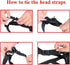 Head Strap Dog Muzzle Prevents Taking Off by Paws for Small, Medium and Large Dogs (XL/Red)