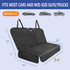 900D ALLANSING Back Seat Cover - Oxford Waterproof Car Seat Protector, Fits Cars/SUVs/Trucks, Split Bench, Non-Slip