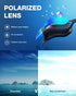 ZIONOR G1 MAX Polarized Anti-Fog Swim Goggles for Men Women