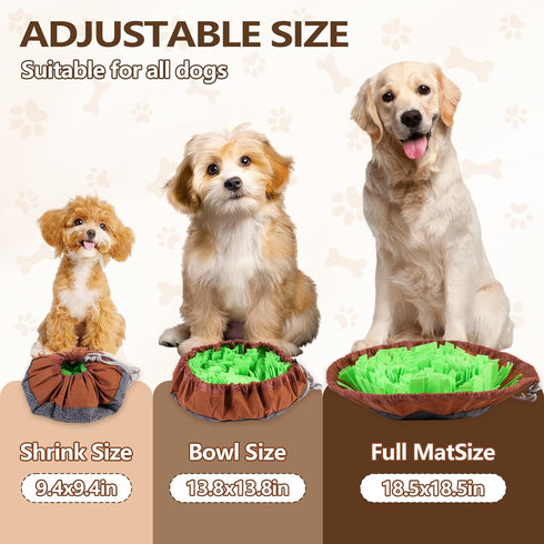 XIGOUPT Snuffle Mat for Dogs Cats, Interactive Pet Non Slip Sniff Mat for Slow Eating Cognitive Puzzle Feeder