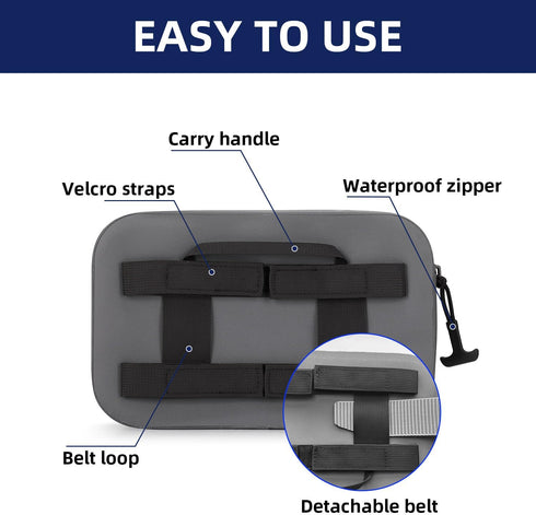 THURSO SURF Waterproof Fanny Pack, Dry Bag with Adjustable Waist Strap, Keep Phone & Valuables Safe/Dry for Kayaking,