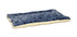 MidWest Homes Reversible Paw Print Pet Bed in Blue/White, X-Large Dog Bed, Measures 45.2L x 28W x 3.8H, Machine Wash