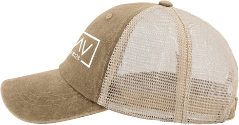 God is Greater Than The Highs and Lows Dad Hat, Trendy Women Trucker Hat with Mesh Cap for Summer