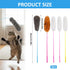 Apojgitn 5Pcs Set Cat Toys for Indoor Toys, Interactive Cat Wand Toy Interactive Pet Kitten Teaser Soft Plush Teaser