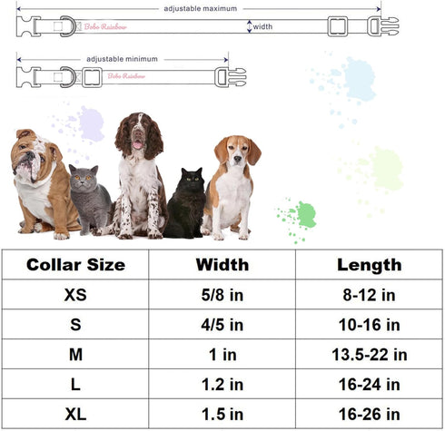Shark Print Bowtie Dog Collar for Boys, Soft Durable Adjustable Collars for X-Small Puppies