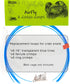 USA(6 AirFly Crab Traps Accessories for Dungeness, Rock and Blue Crab. Designed in San Francisco, Loops Replacement)