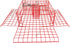 Massachusetts Folding Bridge Blue Crab Trap, Heavy-Duty Metal Wire Mesh Drop-Net, Collapsible