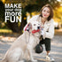 Indestructible Squeaky Dog Toys for Aggressive Chewers, Tough Chew Toys for Medium/Large Dogs, Heavy Duty (Slipper-Red)
