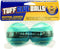 PetSport Blue Tuff Ball Dog Toys | 2 Pack Medium (2.5") Pet Safe Felt & Extra-Thick Rubber Tennis Balls for Durability and Bounce | Play Fetch, Launch, Chuck or Toss