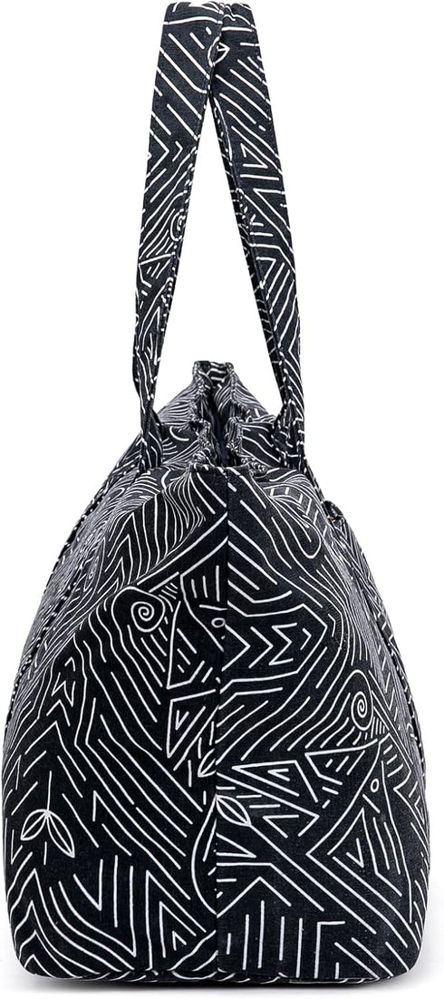 Large Yoga Mat Bag for Women & Men, Travel Yoga Gym Bag for Pilates, Office, Beach Workout with Mat Strap