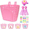 Girl Bike Basket, Kid Bicycle Basket, Bike Accessories for Girls