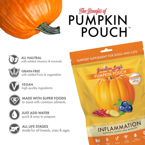 Grandma Lucy's Pumpkin Pouch, 6 oz, Inflammation
