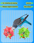 3PCS Conure Toys, Upgraded Bird Rotating Toys Parrot Spinning Toys Parakeet Rattle Toys for Small-Medium Parrots