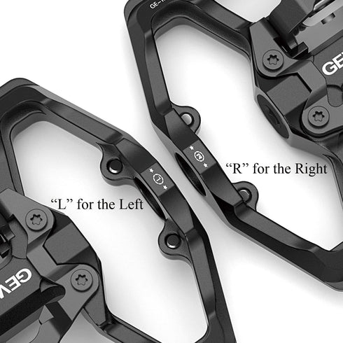 Mountain Bike Pedals - Dual Function Bicycle Flat and Clipless Pedals, 9/16" Compatible with SPD for Road Mountain BMX