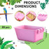 Maxdot 20 16 oz Pcs Chicken Water Feeder Cups Pigeon Bird Feeder Cups Hanging Cage Chicken Water Cup for Pet Parrot