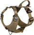 ICEFANG Dog Strap Harness, Large, K9 Vest, Y-Shape Chest, Adjustable, No-Pull Front Leash Clip, Pack of 1, Brown