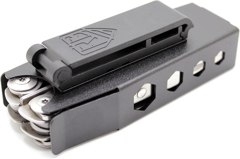 RAE GEAR Leatherman SURGE Compatible Sheath, Universal Belt Size & Rotatable Belt Clip (Tool Not Included)