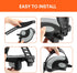 9/16" Dual-Function Bike Pedals - SPD & Toe Cage Compatible for Road, Mountain, Spin Bikes - Indoor Cycling Pedals