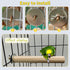 Hamiledyi Bird Perch for Cage, 5 Piece Set Natural Wood Perch for Small and Medium Birds