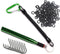 Reaction Tackle Wacky Worm Tool - Wacky O-Rings for Wacky Rigging Soft Plastic Worms or Rubber Fishing Worms for Bass