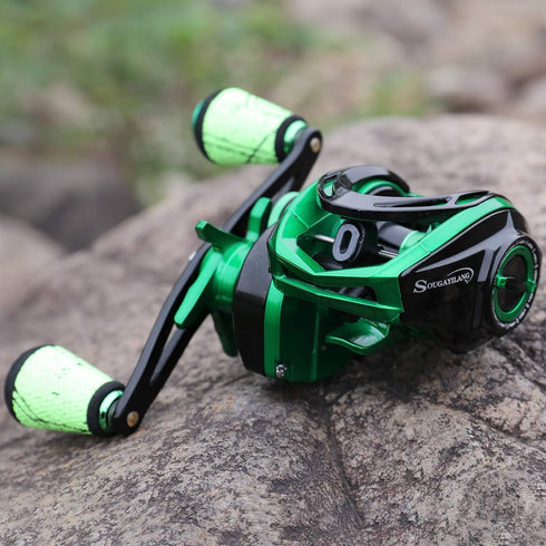 Sougayilang Baitcasting Reels - Colorful Fishing Reel, 8.0:1/7.3:1 Gear Ratios, 9+1 BB, Magnetic Braking System