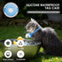 HONGTOP H Cat Tracker, GPS Tracker, Compatible with Apple Find My App(Only iOS), Real-Time Location, Pet Tracker No