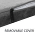 EMPSIGN Stylish Dog Bed Mat, Reversible (Cool & Warm), Waterproof Linings, Removable Machine Washable Cover, Grey, for