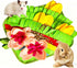 Rabbit Snuffle Mat, Interactive Foraging Pad for Small Pets, Anti-Slip Felt Feeding