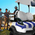 YOKYHOM Summer Golf Cart Seat Covers, 100% Microfiber Towel Blanket Keeps Seat Cool and Clean, Fits 2-Seat Golf Carts
