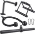 SERTT Workout Cable Machine Attachment for Home Gym, LAT Pulldown Attachments for Weight Training