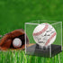 FavorFishFans (1 Baseball Display Case, UV Protected Acrylic Cube, Clear Case for Memorabilia and Autographed Balls PC)
