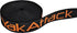 YakAttack Heavy Duty Cam Strap Kayak Tie Down with Protective Rubber Buckle, Black/Orange Fishing Accessories