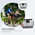 Toddmomy Detachable Bicycle Iron Basket, Bike Rack for Adult Bikes, Cycling Child Riding Frame