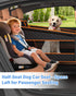 Instraella Dog Car Seat for Large Dogs, Half Back Seat Extender with Hard Bottom, Waterproof Non-Slip Pet Car Seat