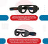 Professional Vision Training Goggles | Lightweight Sports Goggles for Baseball, Basketball, Hockey, Football, Lacrosse,
