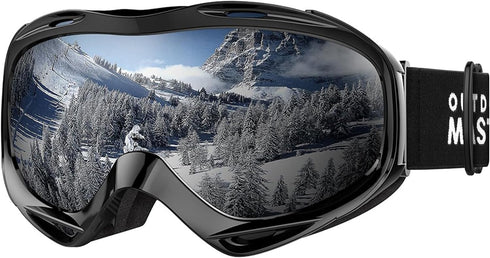 OutdoorMaster OTG Ski Goggles, Over Glasses for Men, Women & Youth