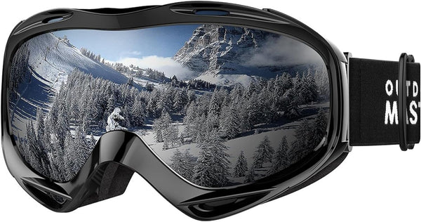 OutdoorMaster OTG Ski Goggles, Over Glasses for Men, Women & Youth