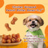 6 oz Jungle Calling Rawhide Free Dog Chew Treats, Real Chicken Wrapped Peanut Butter Bones, Teeth Clean Chewy Training
