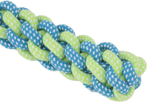 Asixxsix Spring Pole Dog Rope Toy, 16.4ft Outdoor Bungee Hanging Toy for Small Medium Large Dogs