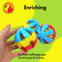 Bonka Bird Toys 1312 Pack, 3 Plastic Soccer Ball for Medium to Large Birds, 3.00" Diameter