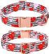Lionet Paws Valentine's Day Dog Collar with Felt Flower, Adjustable Comfortable Collar for XL Dogs, Neck 16-26 in