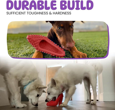Super Gift 3 Pack Dog Toys for Aggressive Chewers, Teething Toys, Dog Treats Dispenser for Small and Medium Dogs