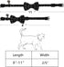 SLSON 2 Pack Breakaway Cat Collar with Bell and Bow Tie, Adjustable Plaid Kitten Collar for Cats and Small Dogs