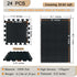 24 11 11 0.32 inches, BXI Puzzle Exercise Mat Pcs, x x High Density Noise Reduction Puzzle Felt Rug Mat, Non Slip