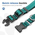 Reflective Martingale Dog Collar with Quick Release Buckle, Adjustable Soft Padded Nylon Collar for All Dogs