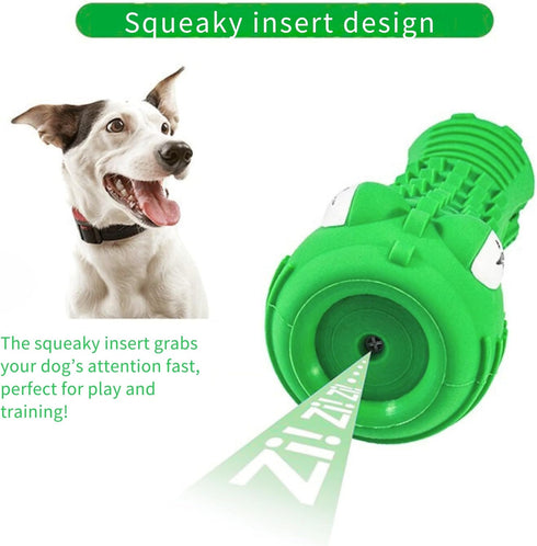 Dog Chew Toys for Aggressive Chewers – Alligator Dog Chew Toy for Large, Medium & Small Dogs, Tough Rubber